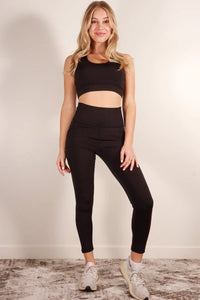 Tank Crop Top & High Waist Leggings Set (CAPELLA)