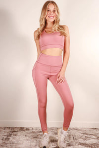 Tank Crop Top & High Waist Leggings Set (CAPELLA)